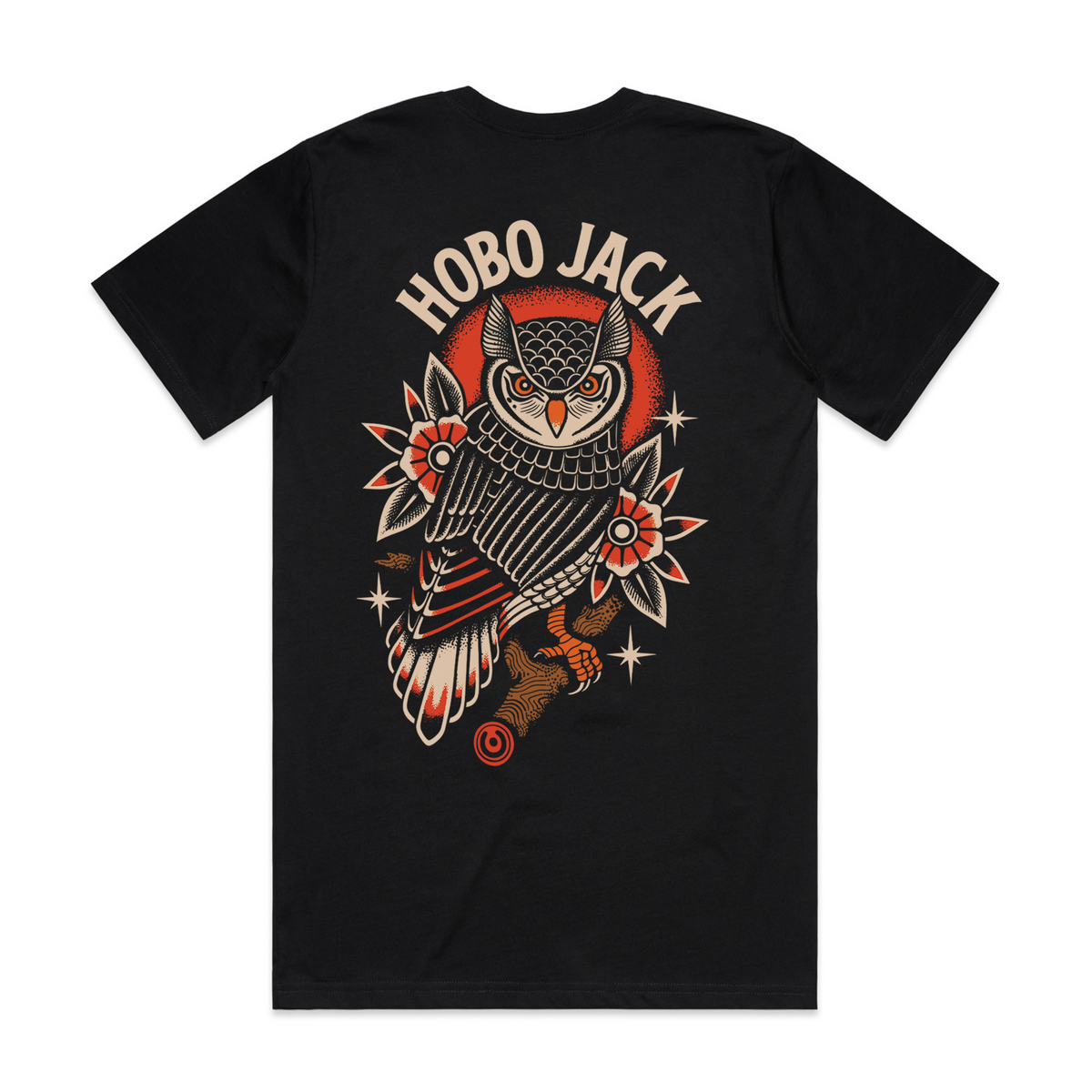 DUSK+FEATHER - BLACK T-SHIRT-1