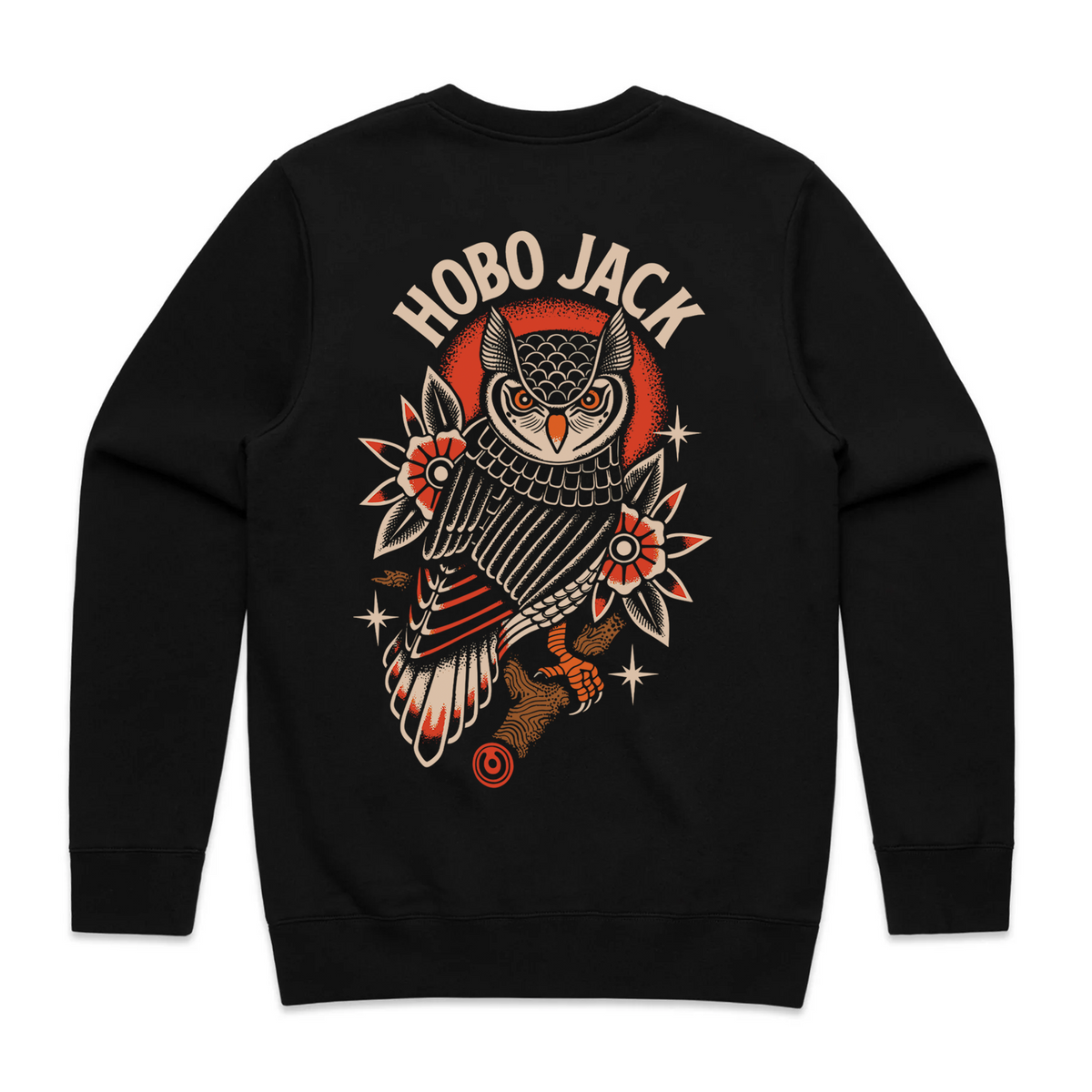 DUSK+FEATHER SWEATSHIRT - BLACK-1