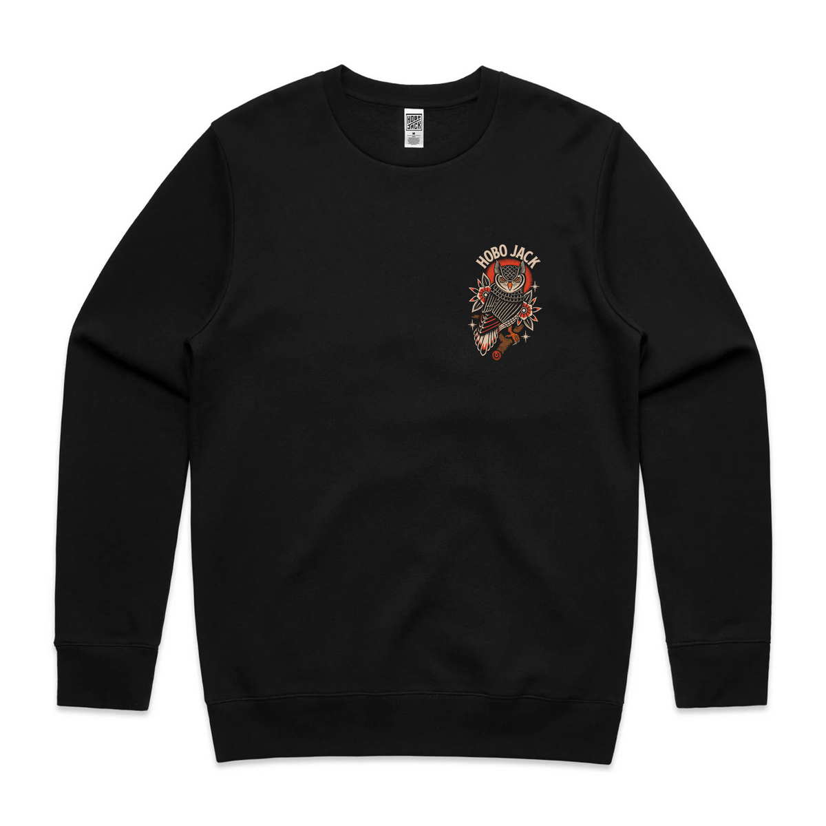 DUSK+FEATHER SWEATSHIRT - BLACK-2