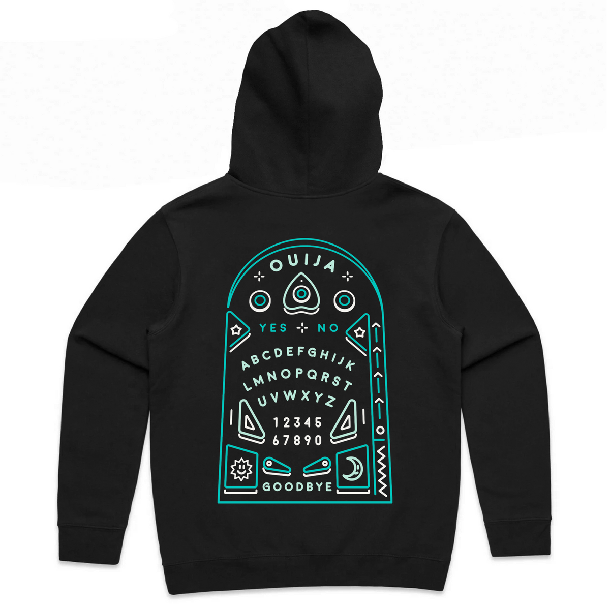 OUIJA PINBALL HOODIE - BLACK