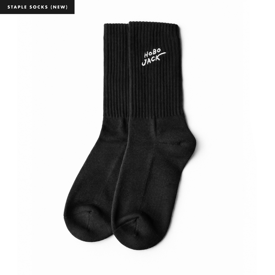 STAPLE SOCKS - BLACK