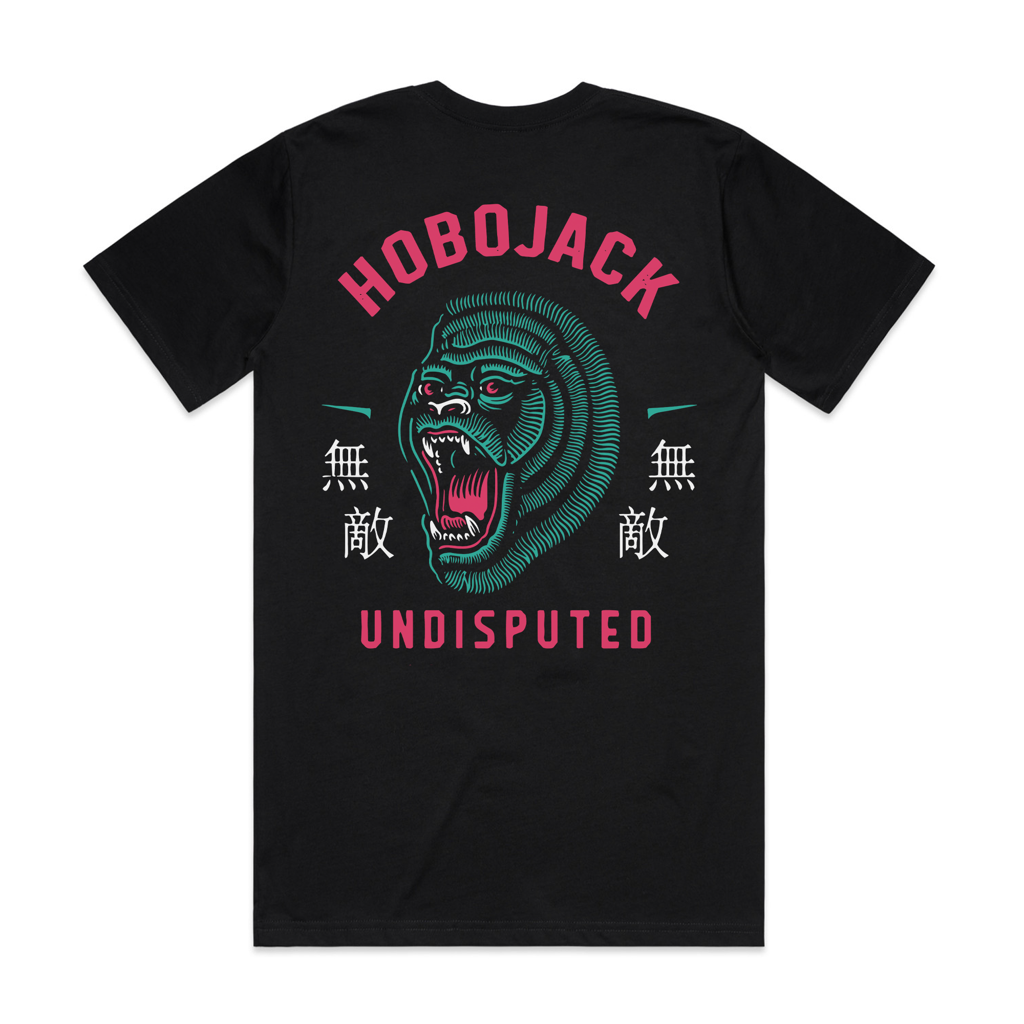 UNDISPUTED FRONT & BACK - BLACK T-SHIRT