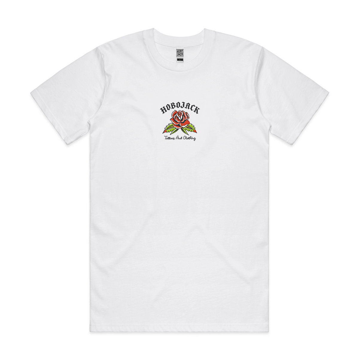 TRAD ROSE - WHITE T-SHIRT