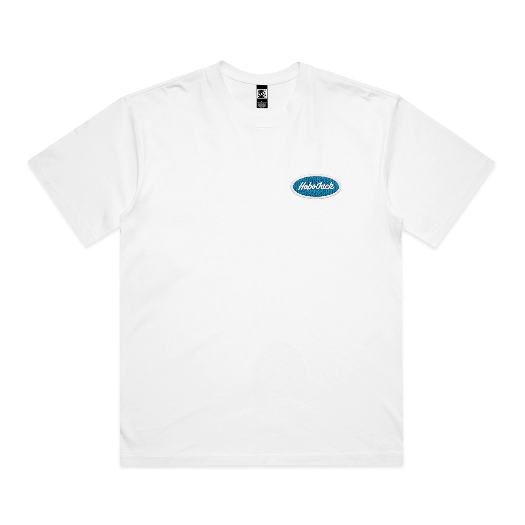 OVAL PATCH LOGO - WHITE BOX T-SHIRT