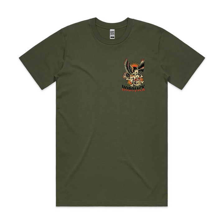 BIRD BRAIN - MILITARY POCKET T-SHIRT