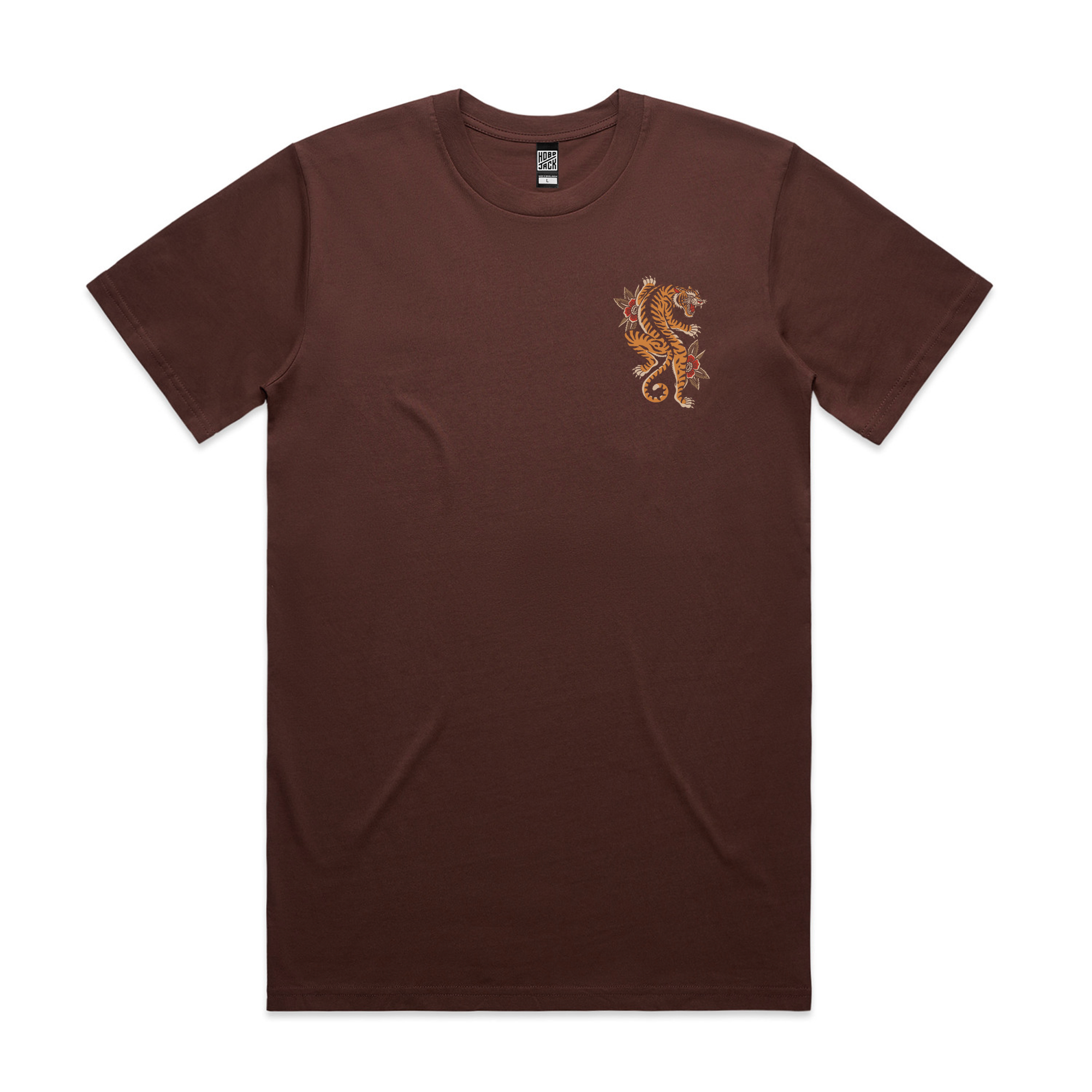 CLIMBING TIGER - POCKET T-SHIRT