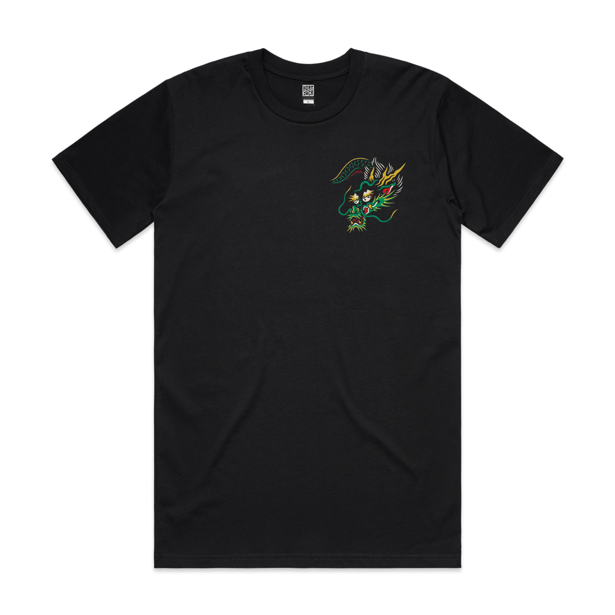 DRGN - POCKET - BLACK T-SHIRT