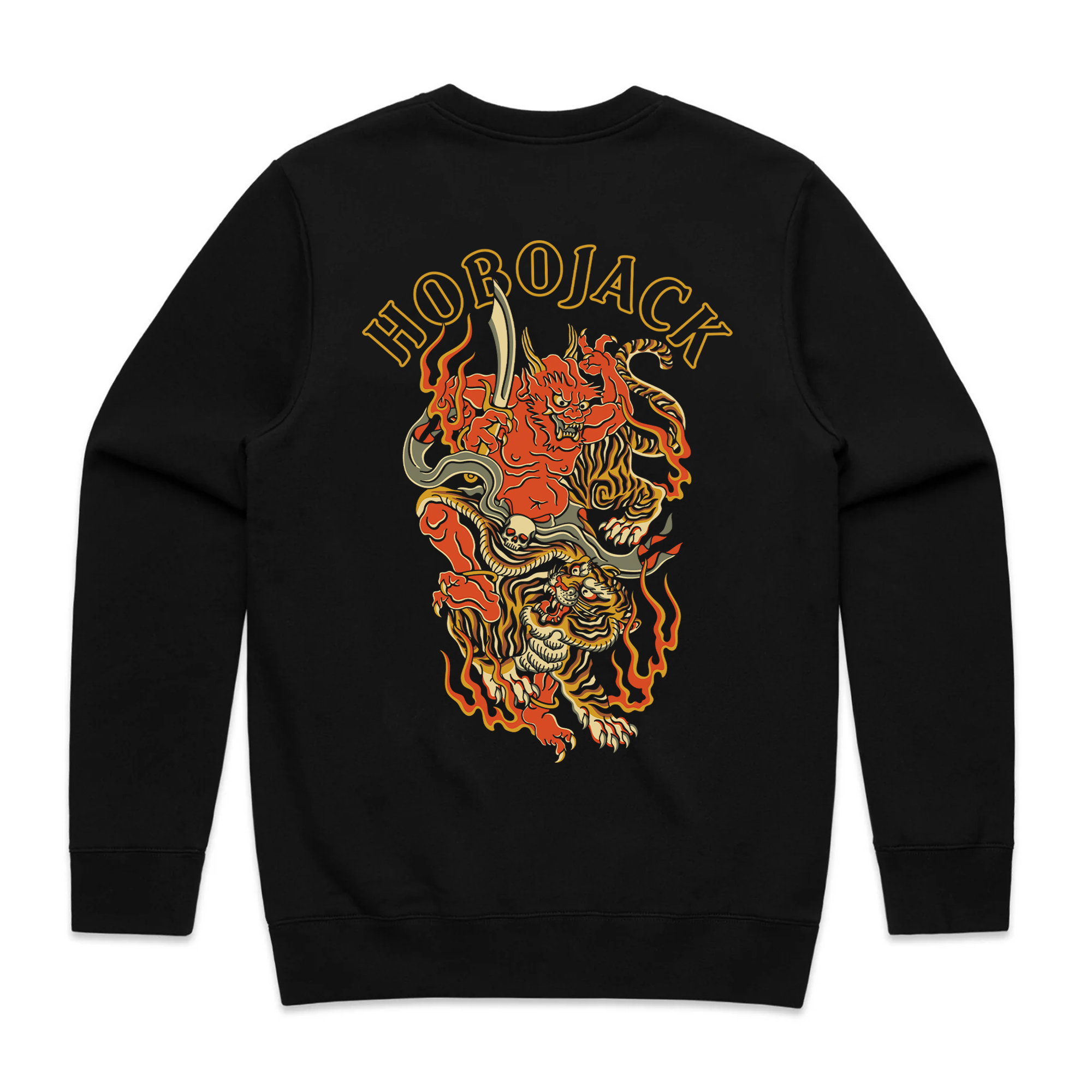 DEMON DUEL DELUXE SWEATSHIRT - BLACK