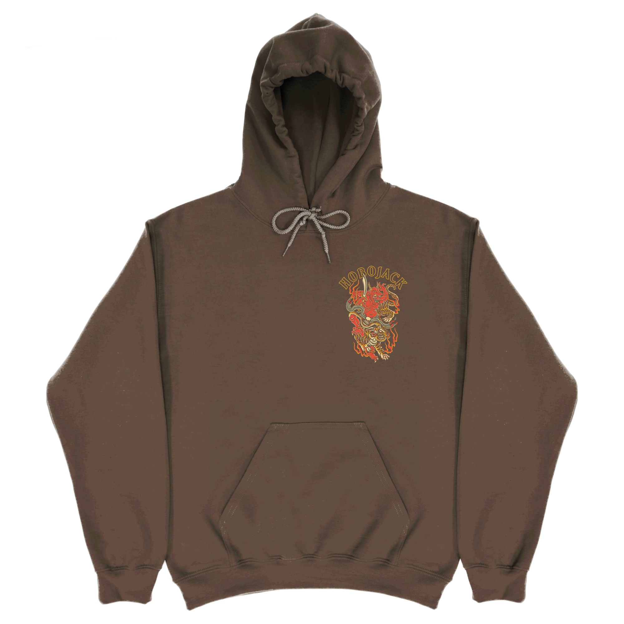 DEMON DUEL HOODIE - WALNUT-3