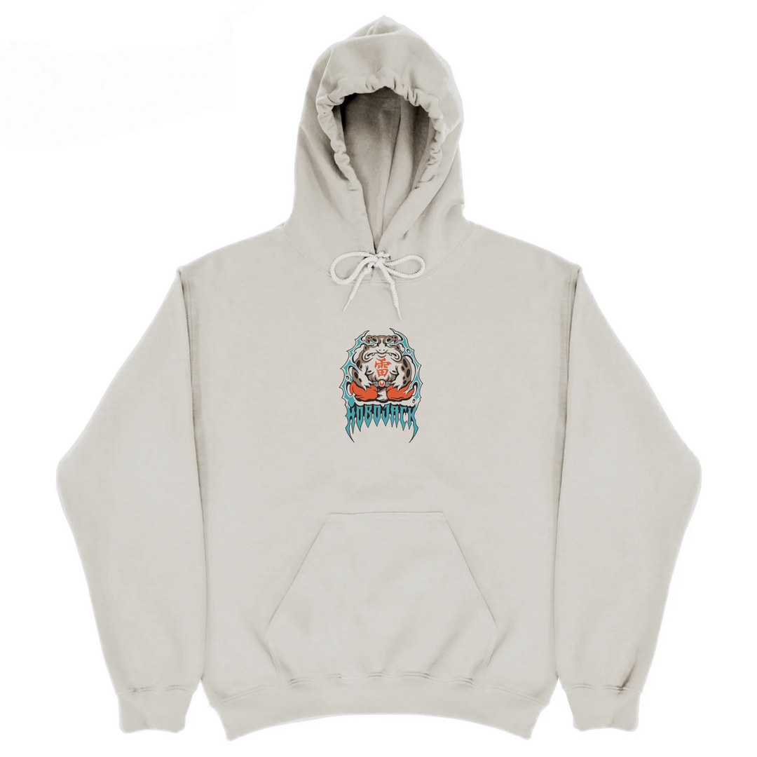 FROG OF WAR DELUXE HOODIE - BONE