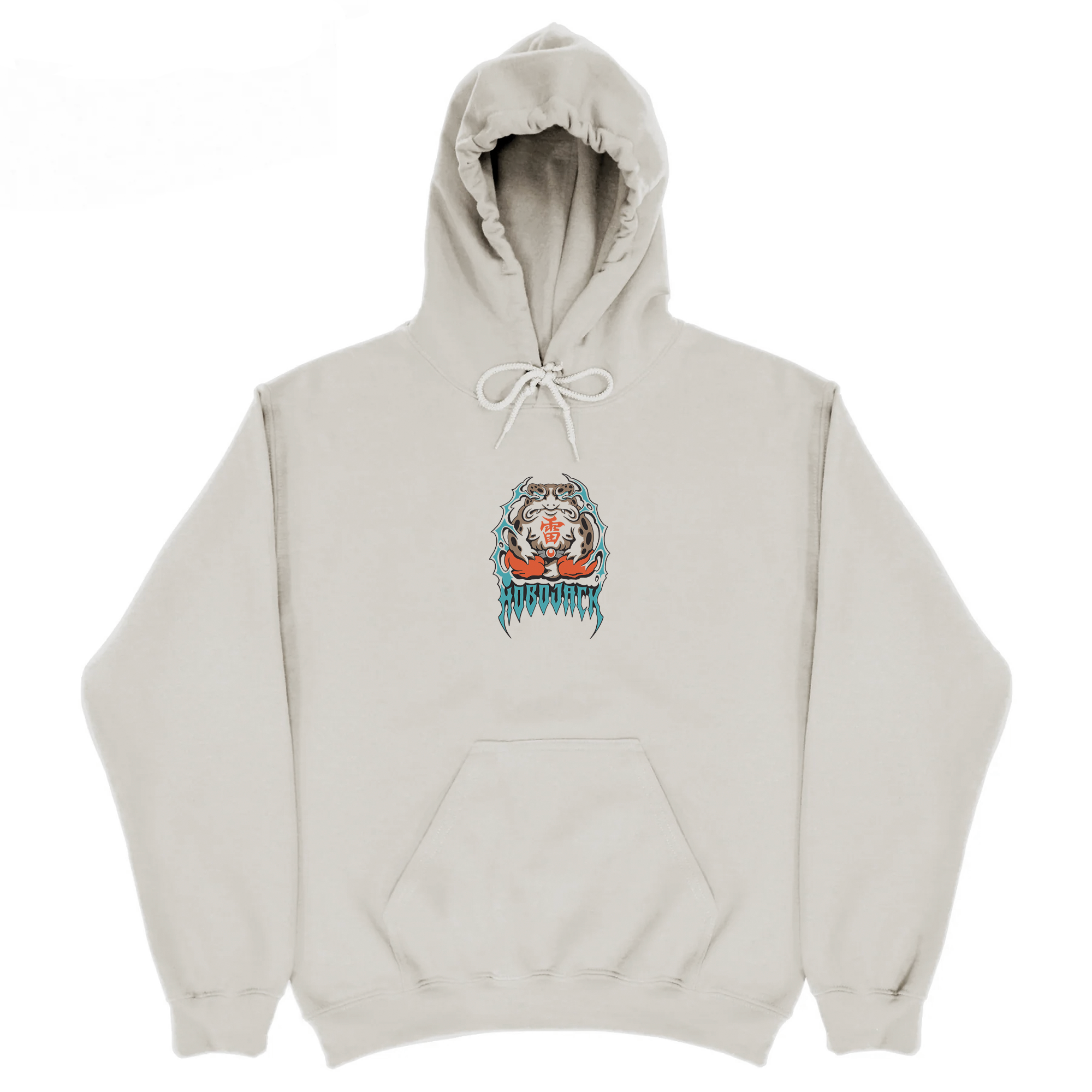 FROG OF WAR DELUXE HOODIE - BONE