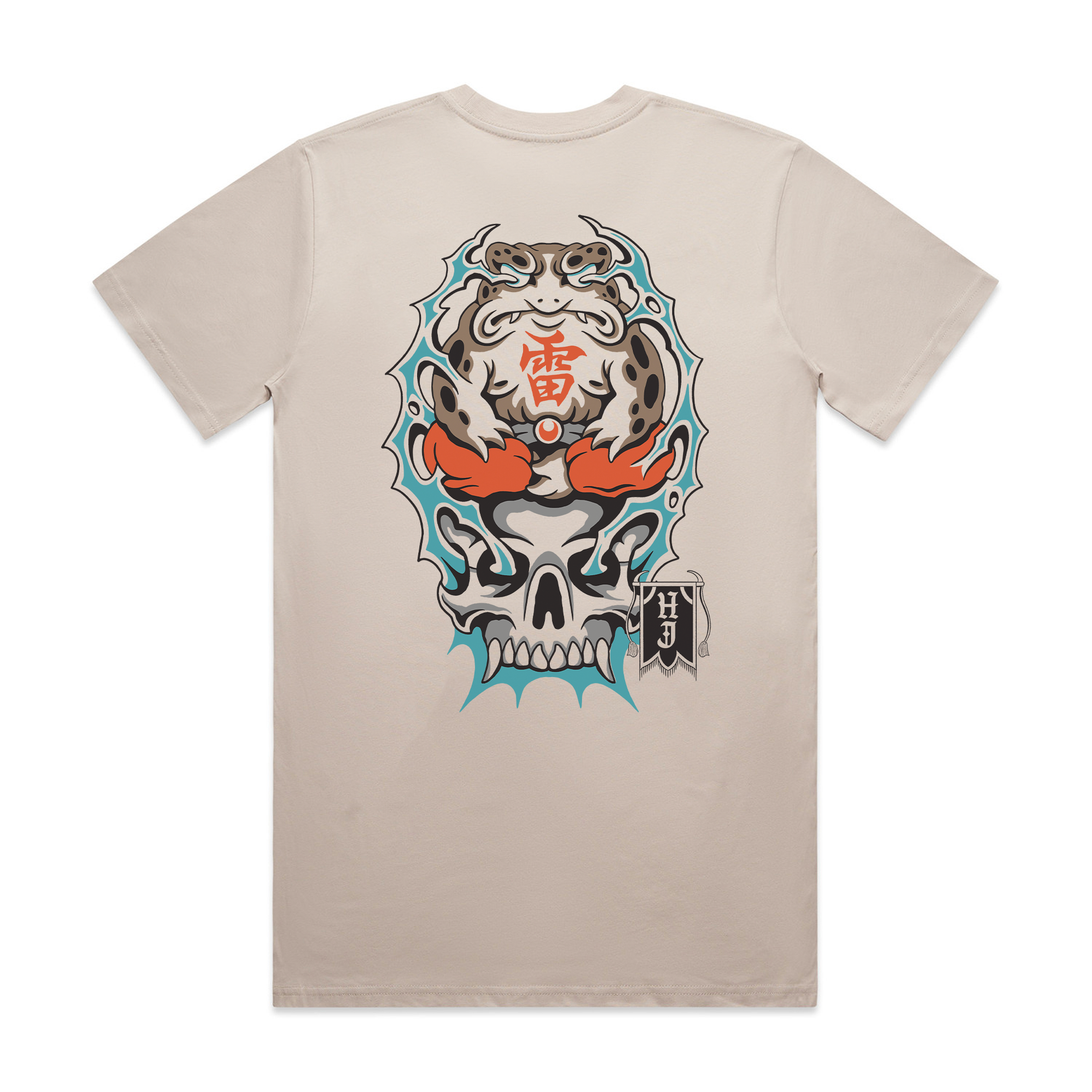 FROG OF WAR - FRONT & BACK BONE T-SHIRT