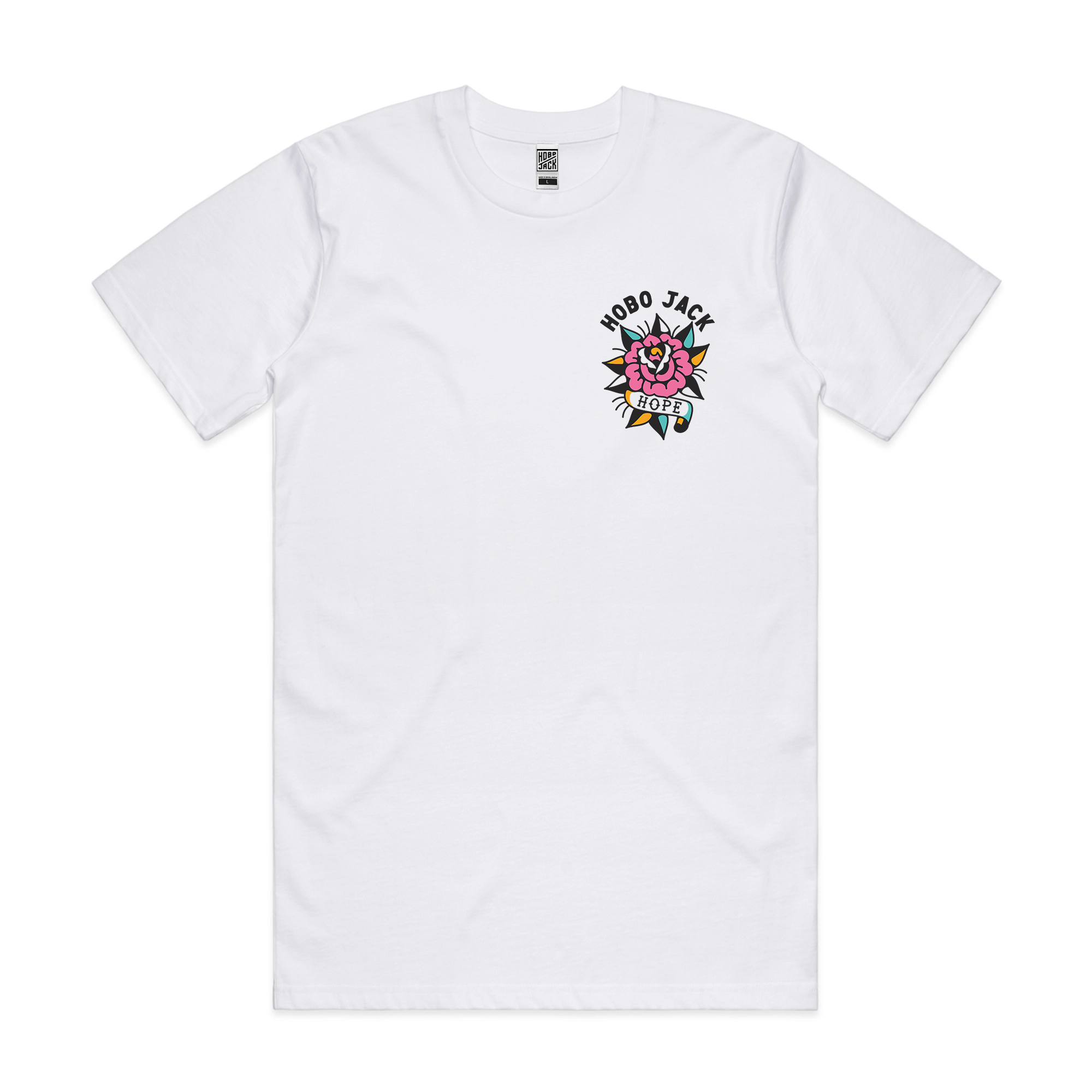 HOPE - WHITE POCKET T-SHIRT-1