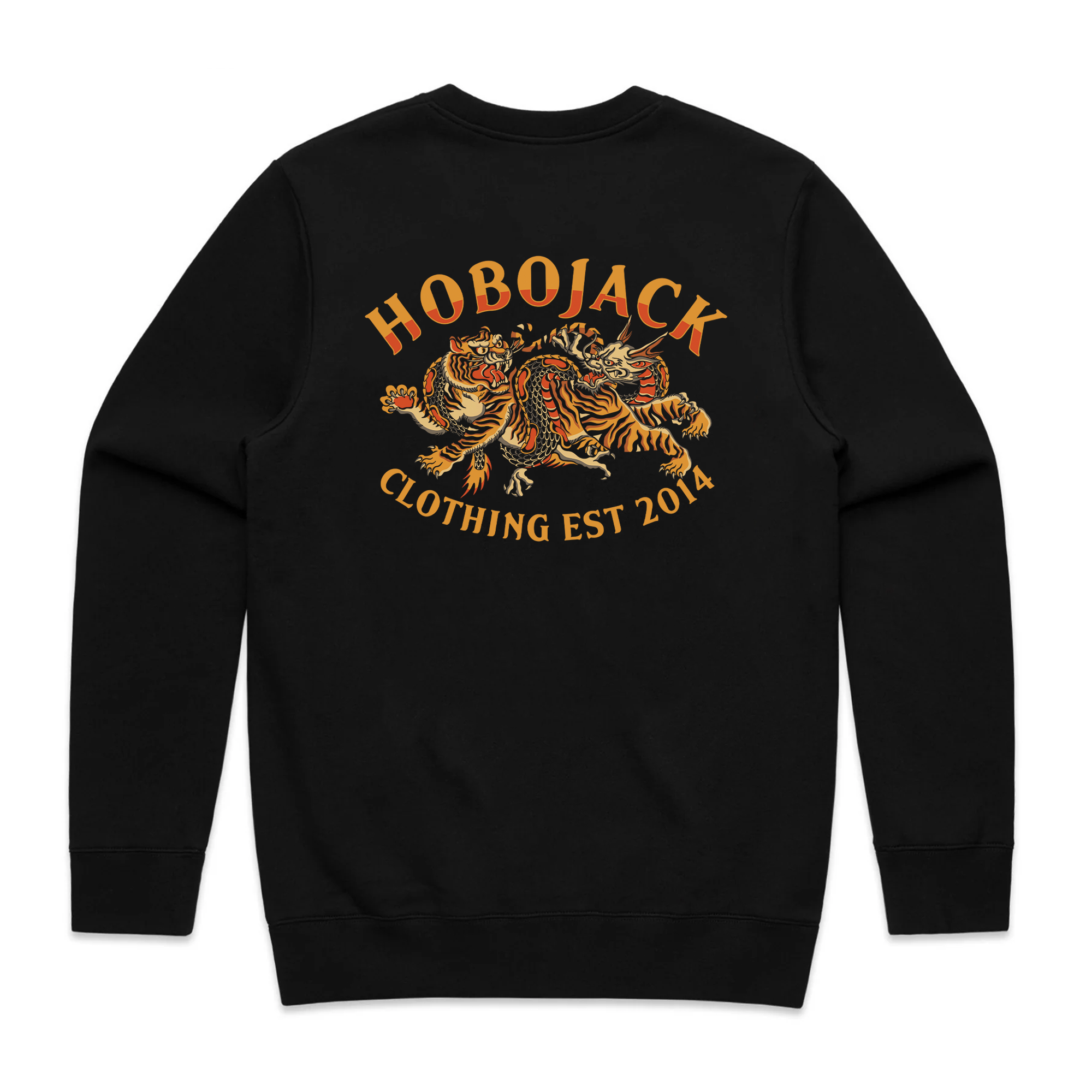 IMMORTAL FLAME DELUXE SWEATSHIRT - BLACK