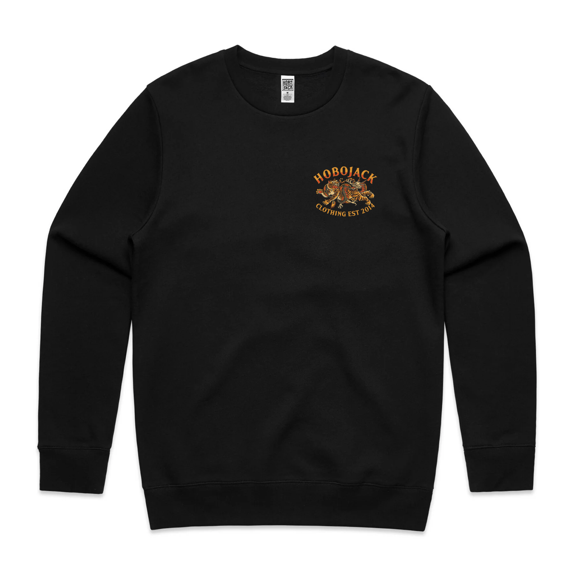 IMMORTAL FLAME DELUXE SWEATSHIRT - BLACK