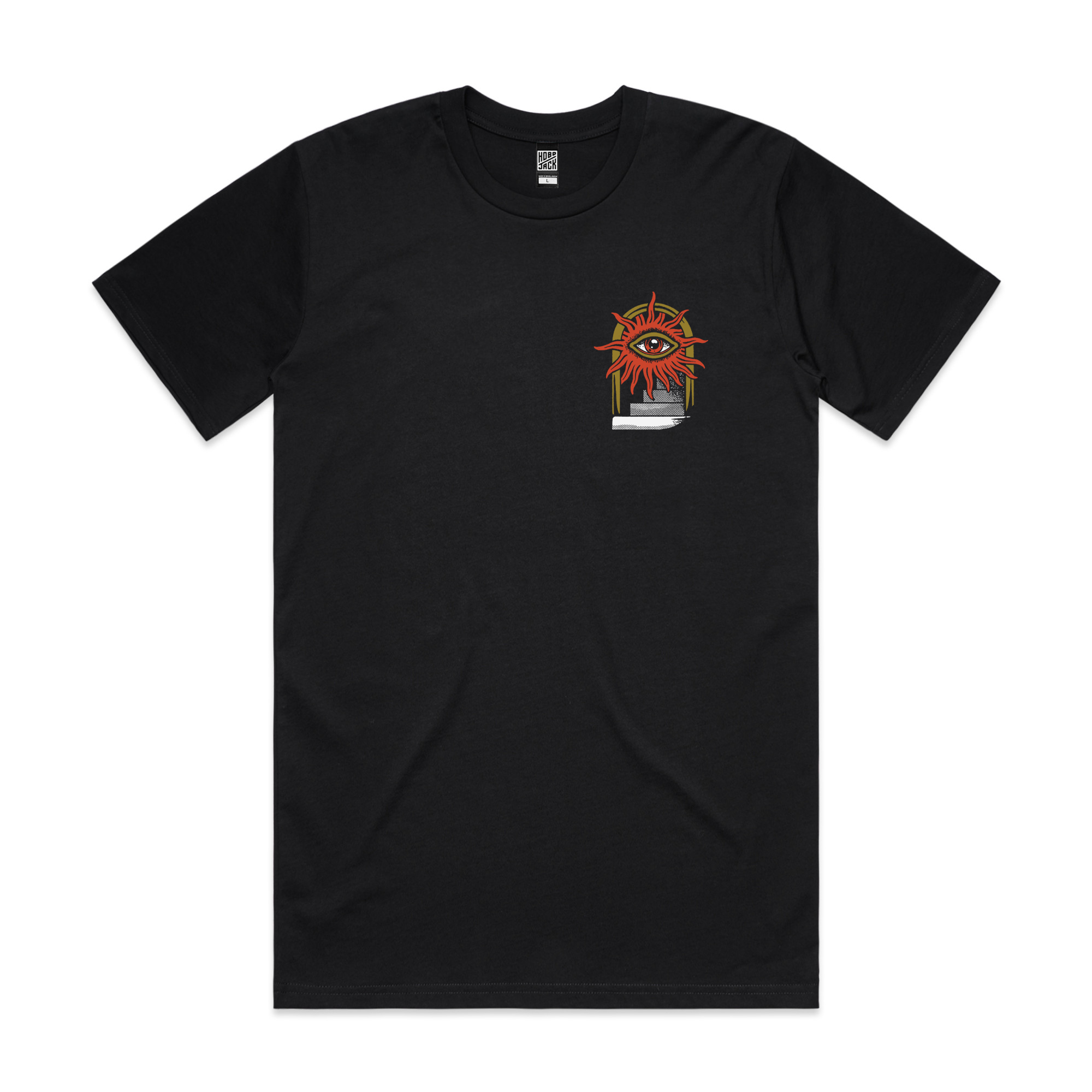 WATCHTOWER - FRONT & BACK BLACK T-SHIRT – Hobo Jack