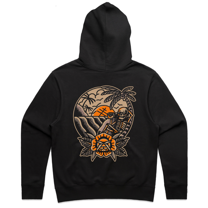 LAZY DAYS DELUXE HOODIE - BLACK