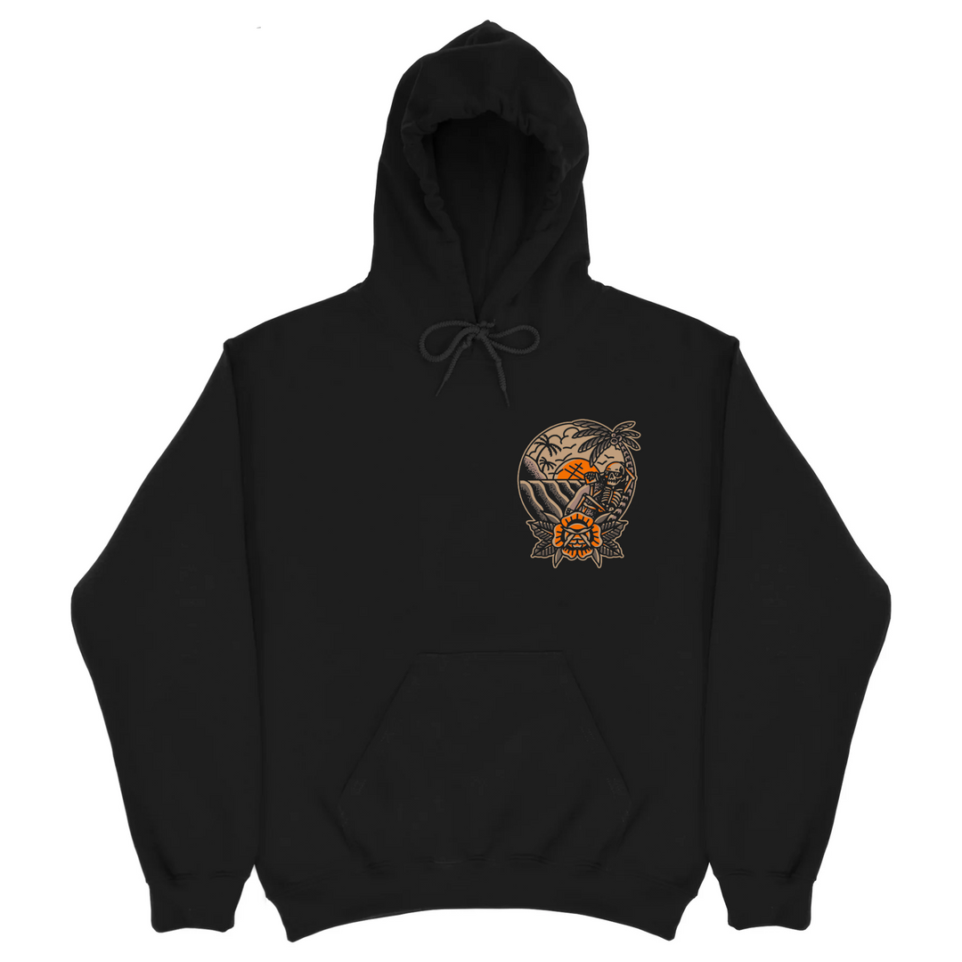 LAZY DAYS DELUXE HOODIE - BLACK