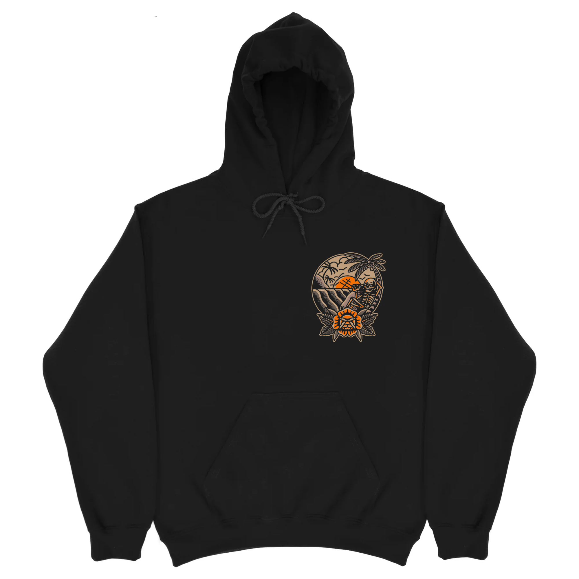 LAZY DAYS DELUXE HOODIE - BLACK