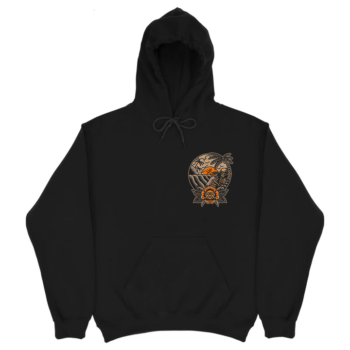 LAZY DAYS DELUXE HOODIE - BLACK
