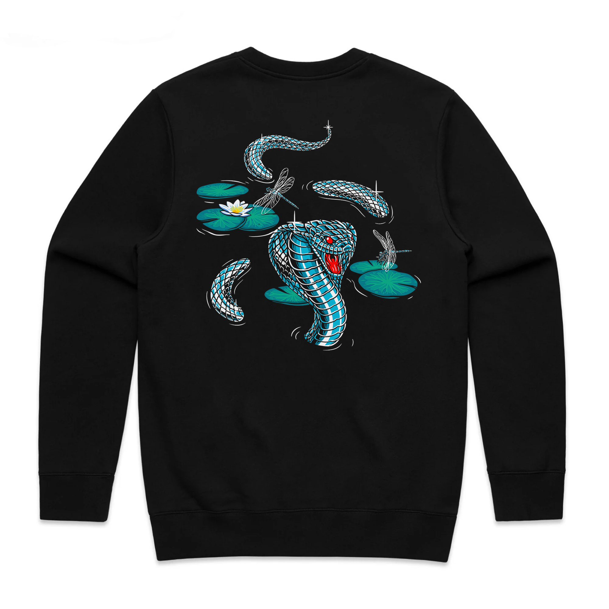 VIPER LILY DELUXE SWEATSHIRT - BLACK