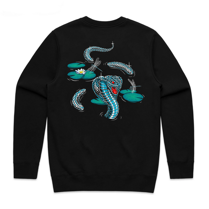 VIPER LILY DELUXE SWEATSHIRT - BLACK