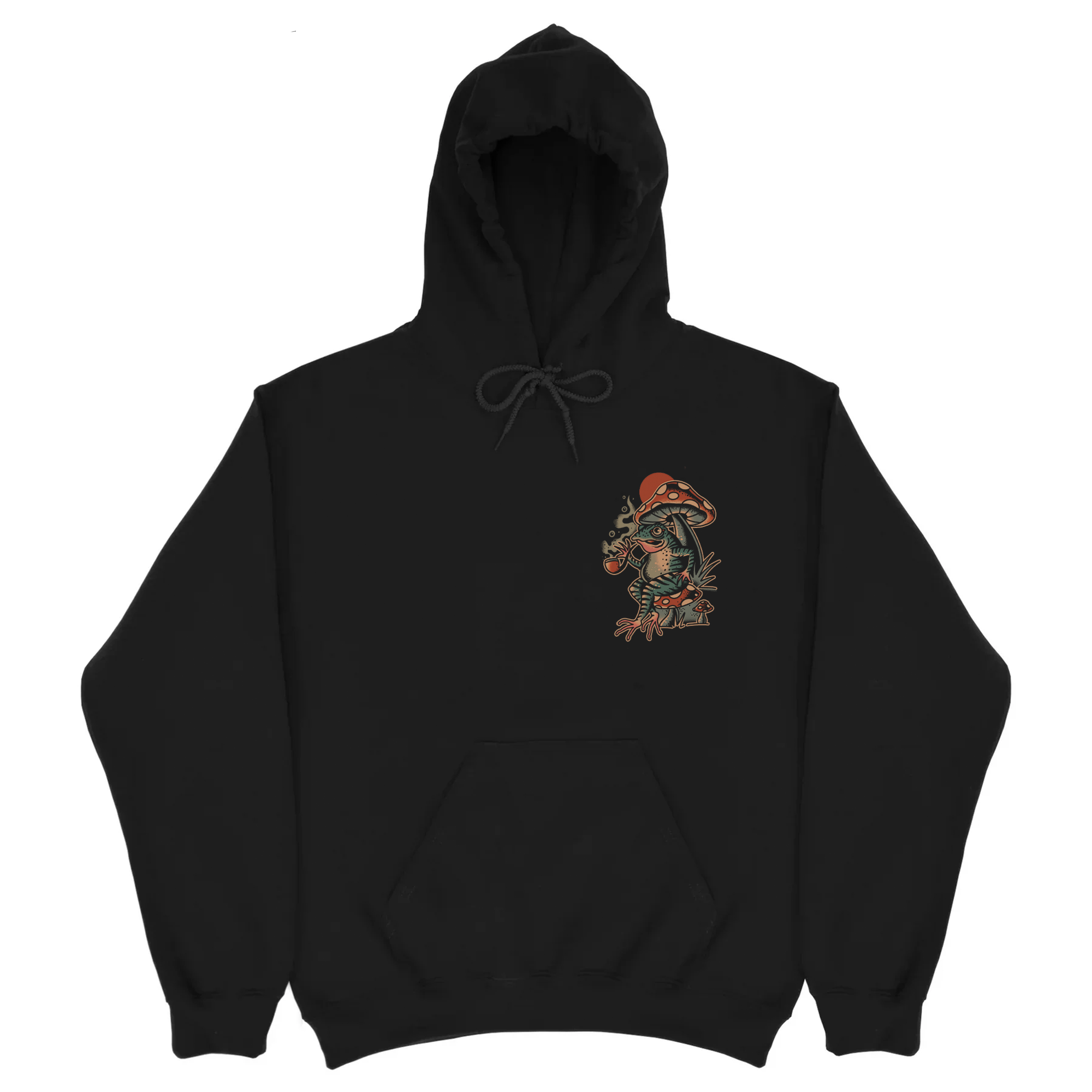 MYSTICAL FROG DELUXE HOODIE - BLACK