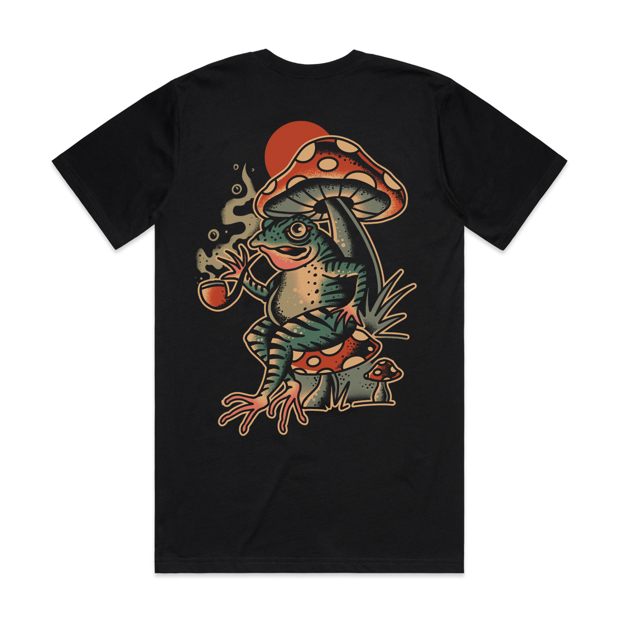 MYSTICAL FROG FRONT & BACK T-SHIRT-2