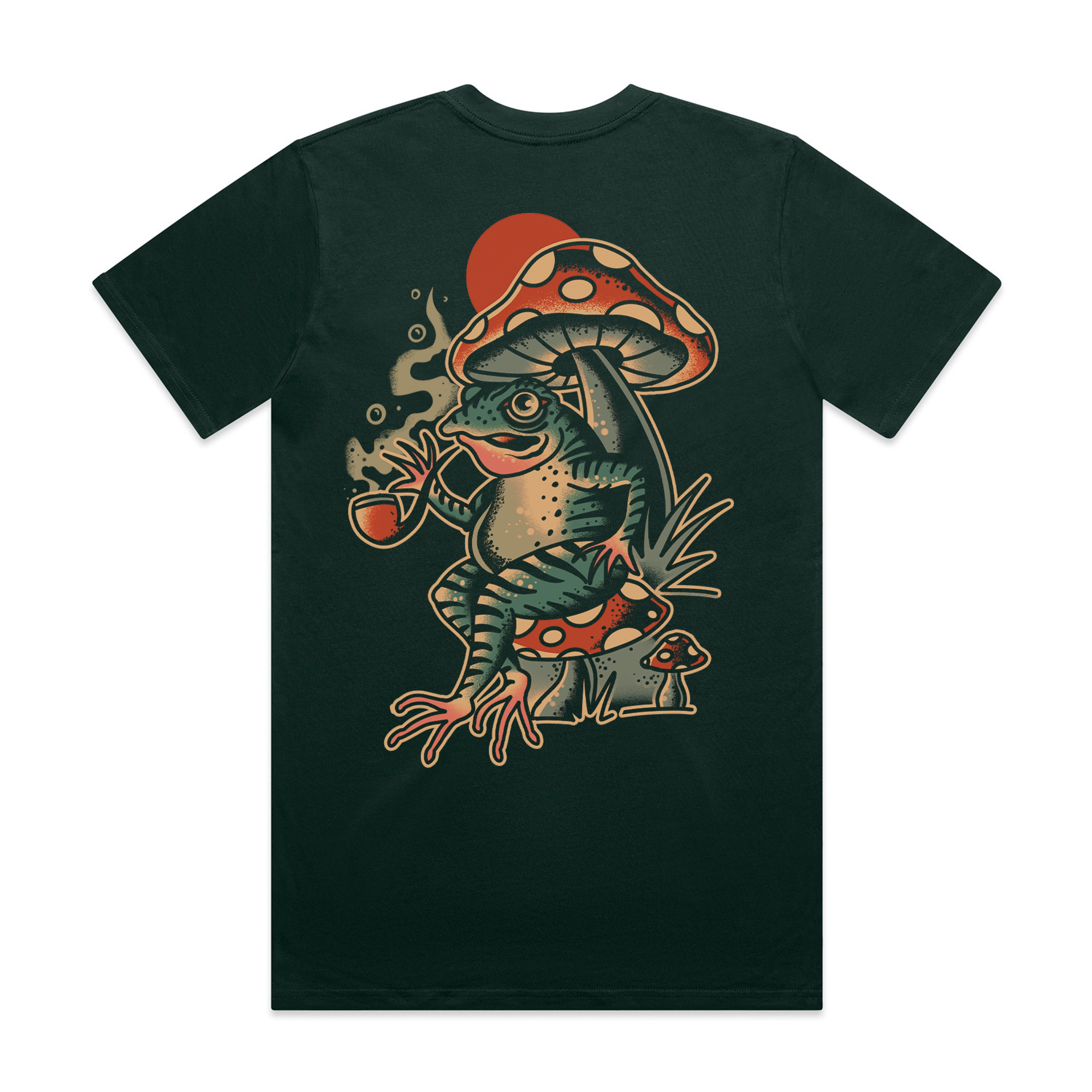 MYSTICAL FROG FRONT & BACK T-SHIRT-1