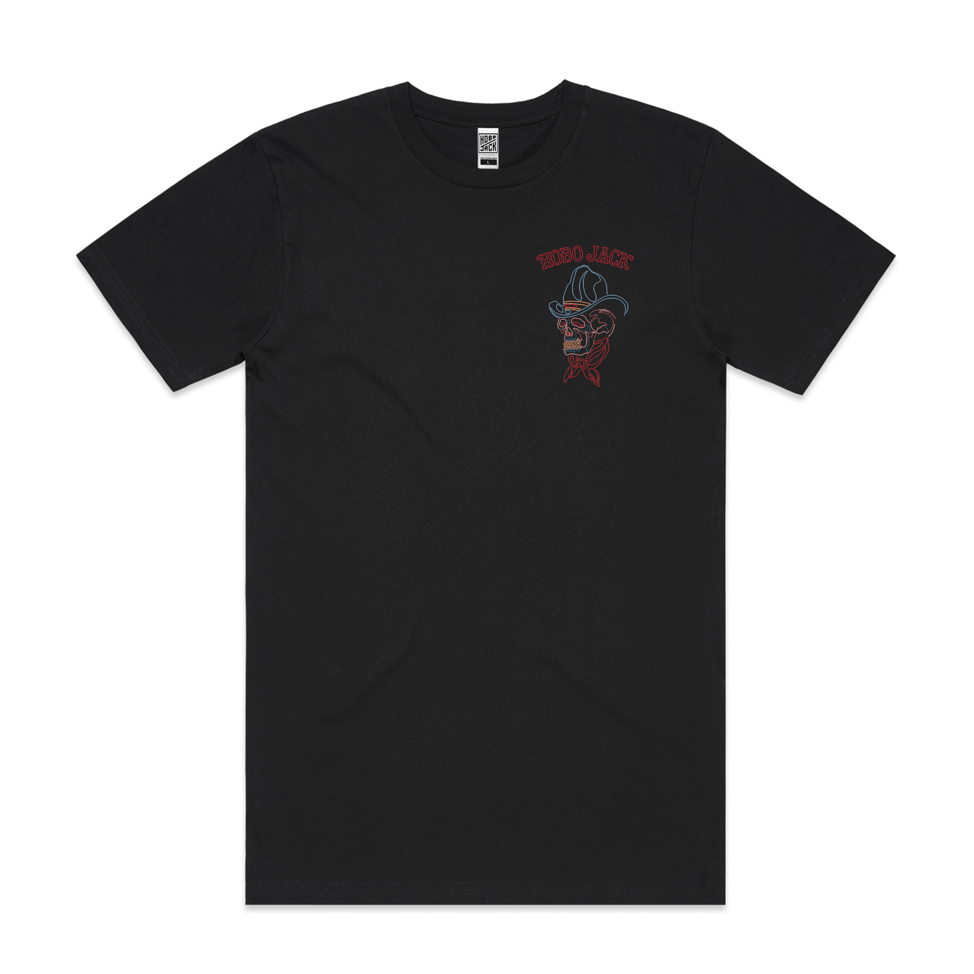 BANDIT NEON - BLACK POCKET T-SHIRT