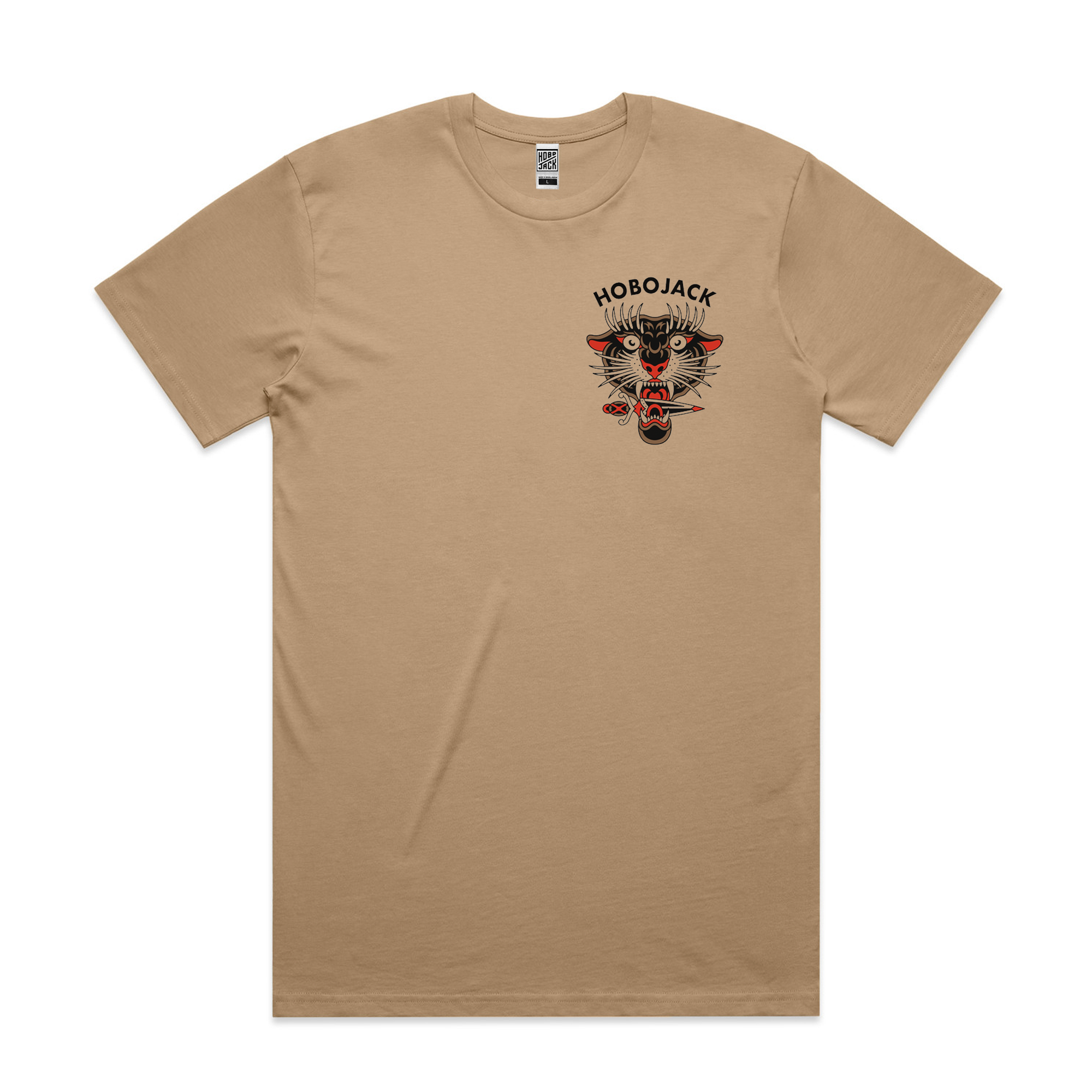 SHADOWS EDGE - KHAKI POCKET T-SHIRT