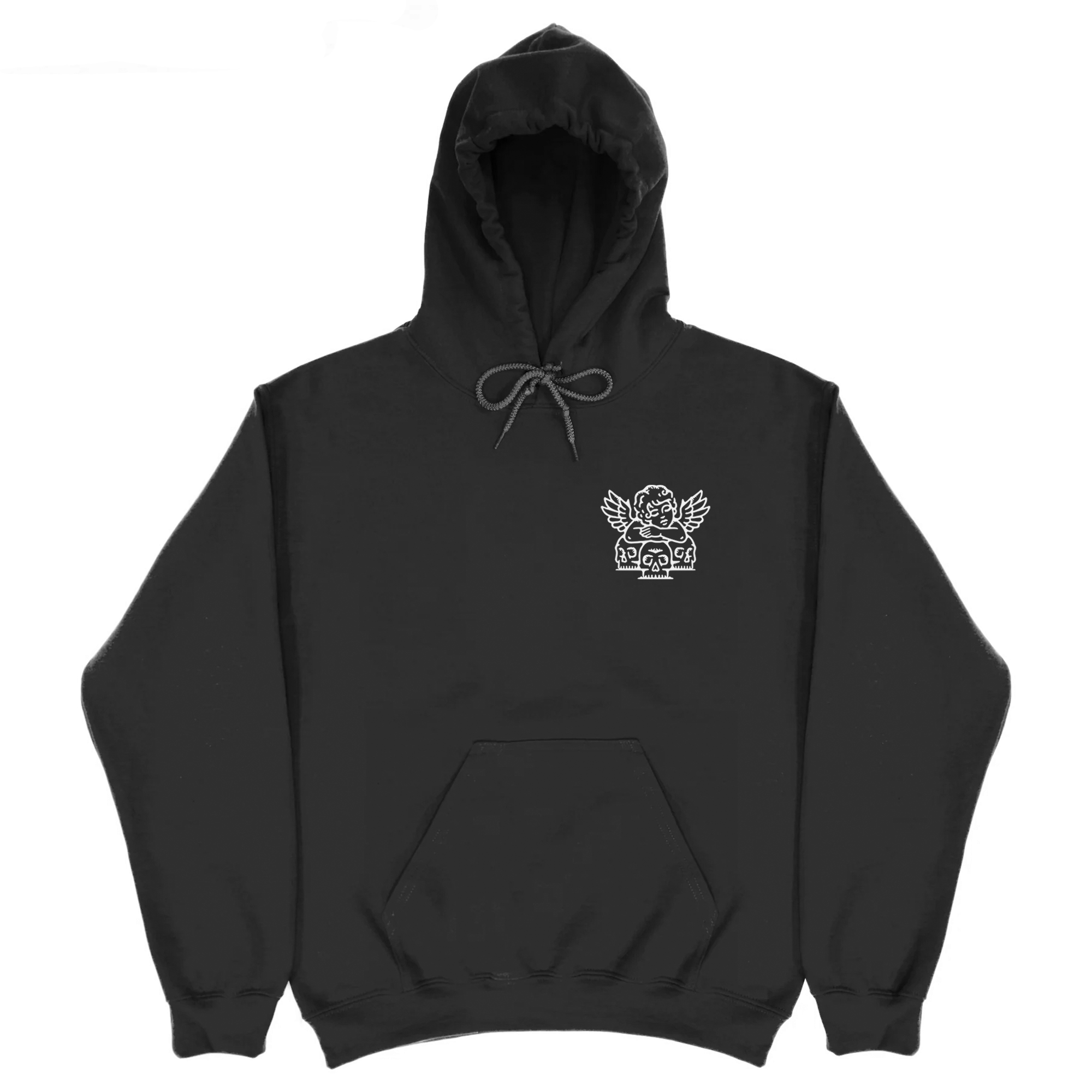 SKULL & SAINT DELUXE HOODIE - COAL-3
