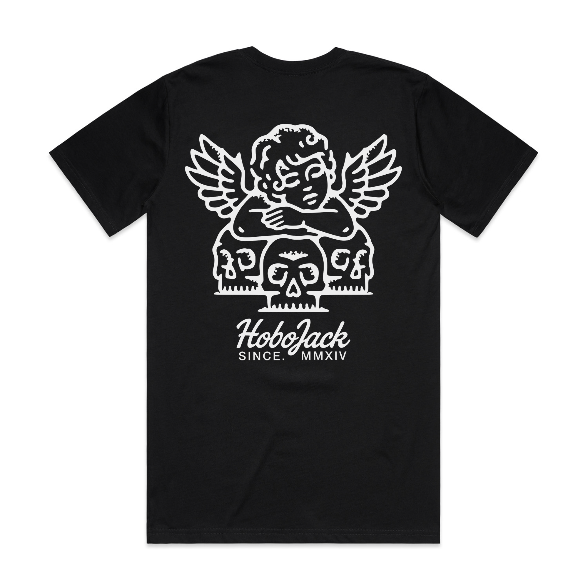 SKULL+SAINT FRONT & BACK DELUXE T-SHIRT