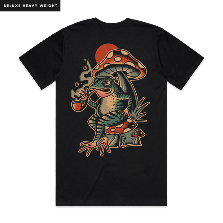 MYSTICAL FROG - FRONT & BACK T-SHIRT - DELUXE HEAVY