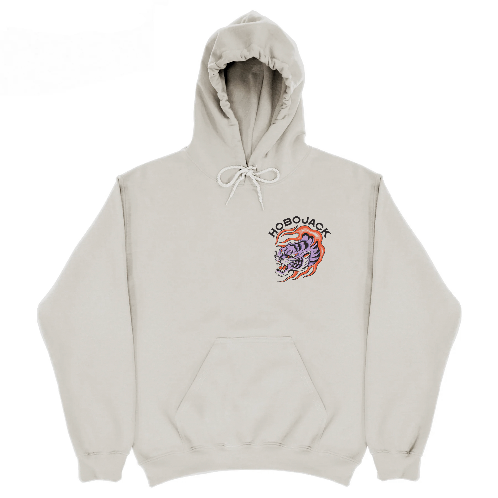 TIGER INFERNO DELUXE HOODIE - BONE