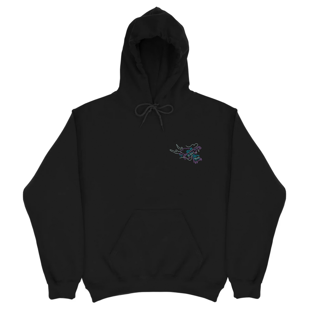 TOKYO NIGHTS DELUXE HOODIE - BLACK