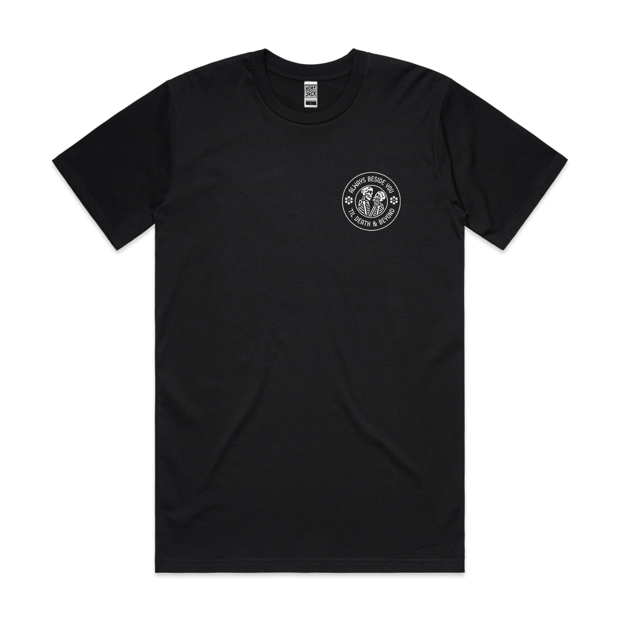 TIL DEATH - BLACK POCKET T-SHIRT