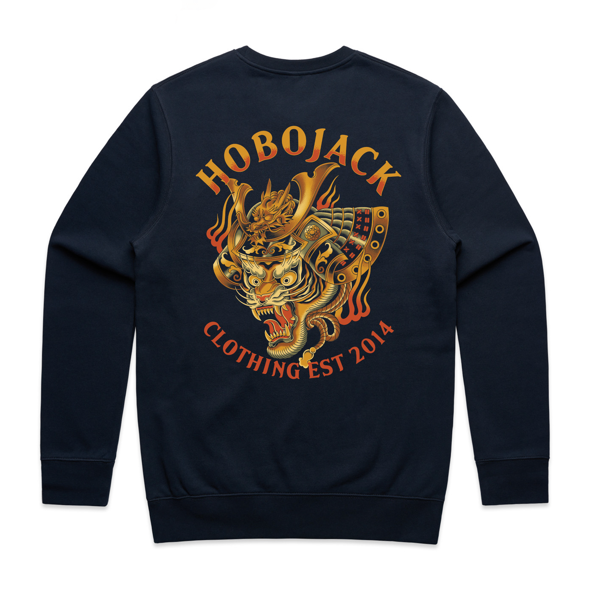 THE WAR MASK DELUXE SWEATSHIRT - NAVY