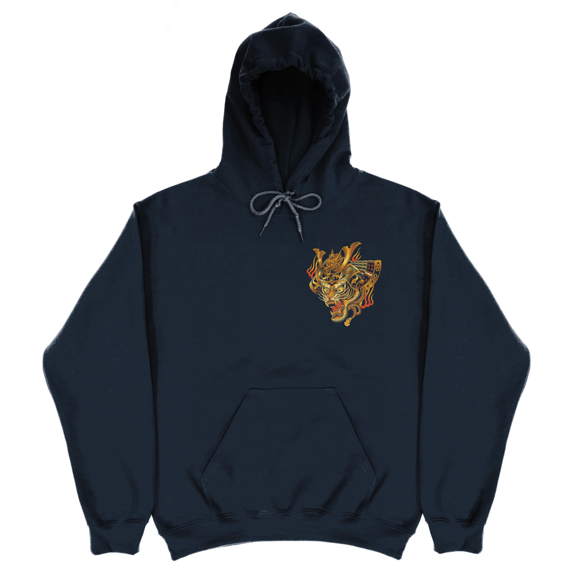 THE WAR MASK DELUXE HOODIE - NAVY