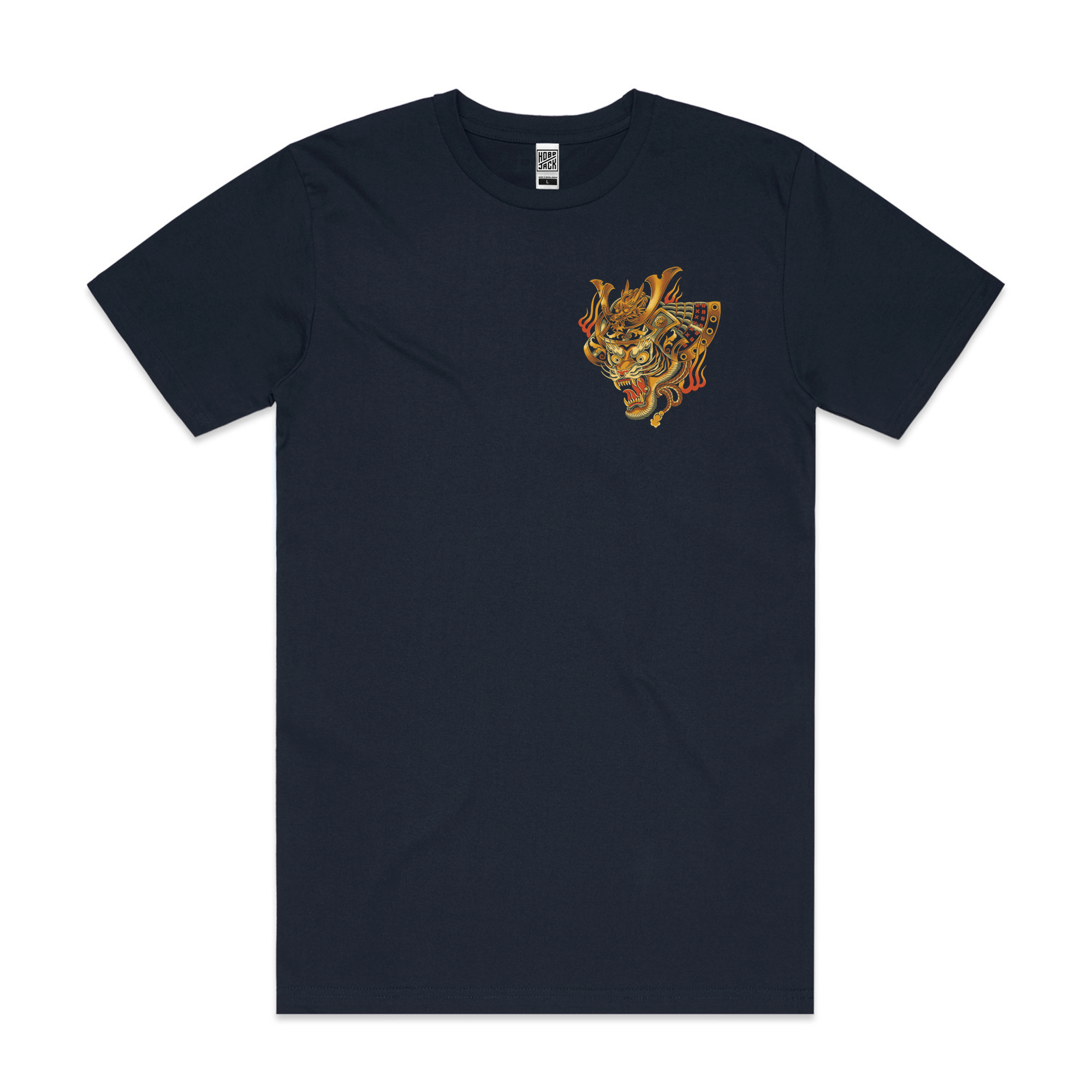 THE WAR MASK - NAVY T-SHIRT-3
