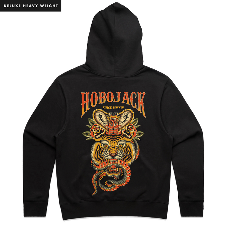 IRON KINGS - HEAVY HOODIE - BLACK