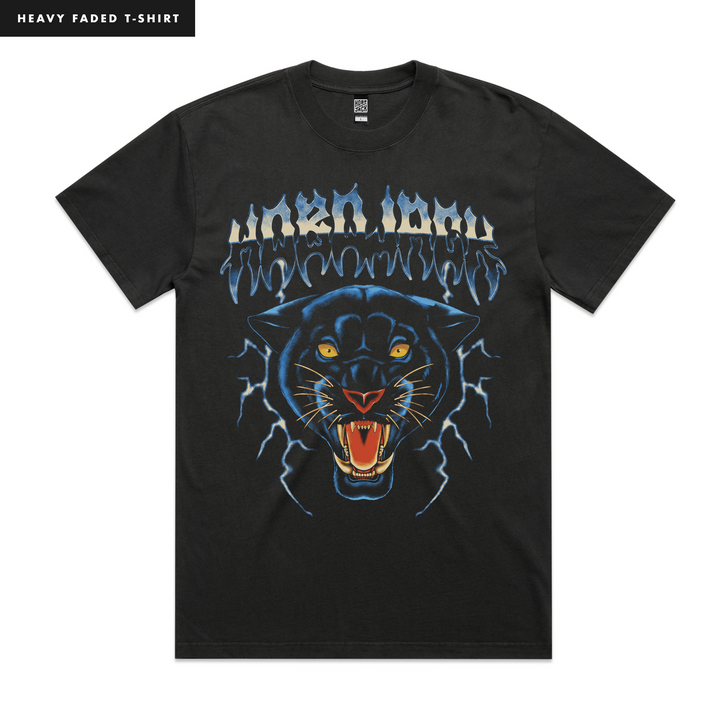 THUNDERCAT - BLACK HEAVY FADED BAND T-SHIRT