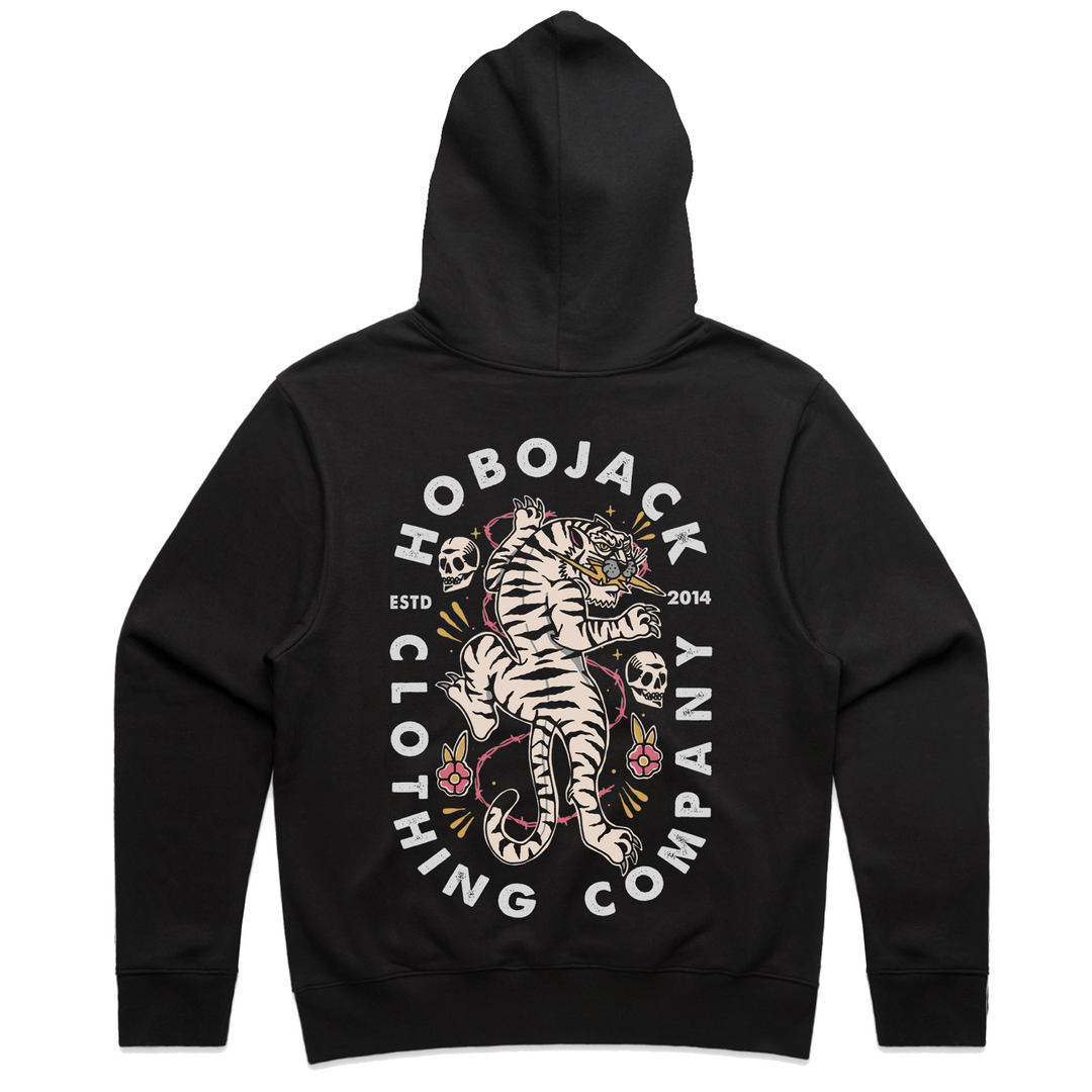 JUNGLE VOODOO - HEAVY HOODIE - BLACK