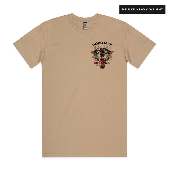 SHADOWS EDGE - POCKET - KHAKI T-SHIRT - DELUXE HEAVY