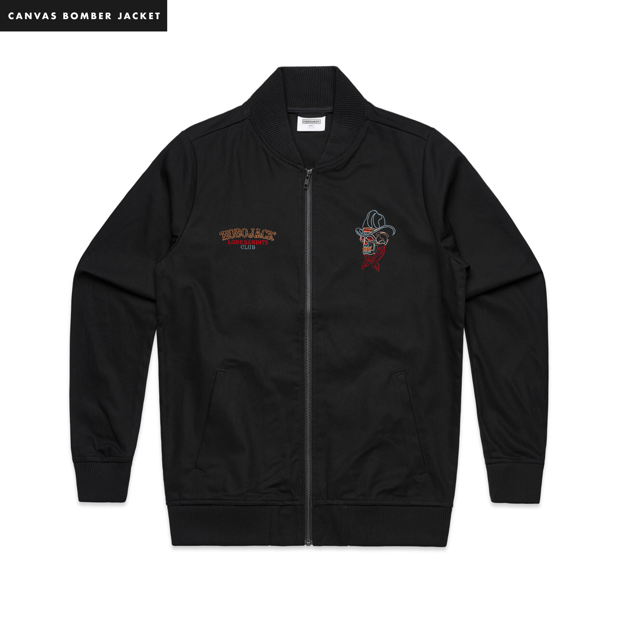 LONE BANDITS CLUB CANVAS BOMBER JACKET