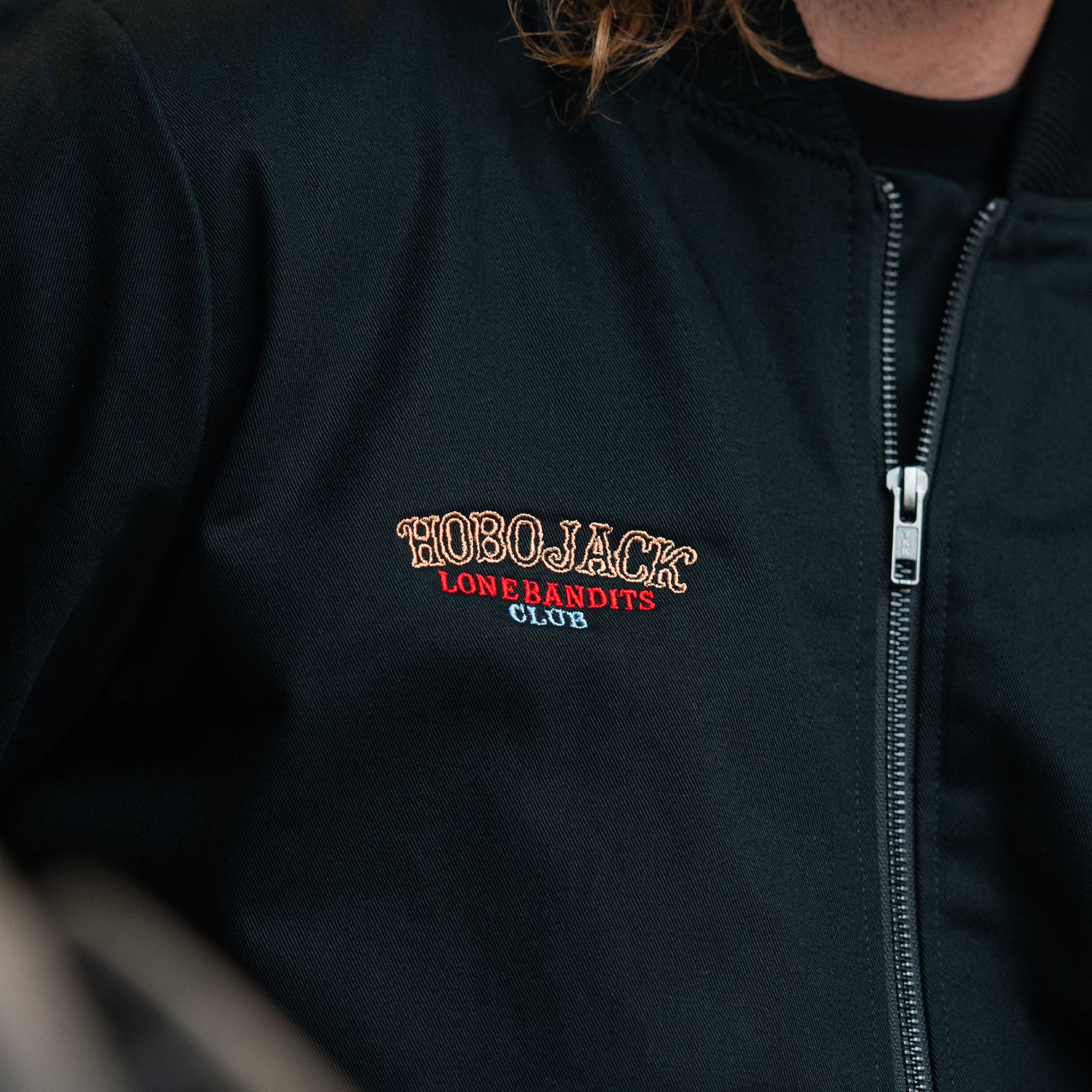 LONE BANDITS CLUB CANVAS BOMBER JACKET-3