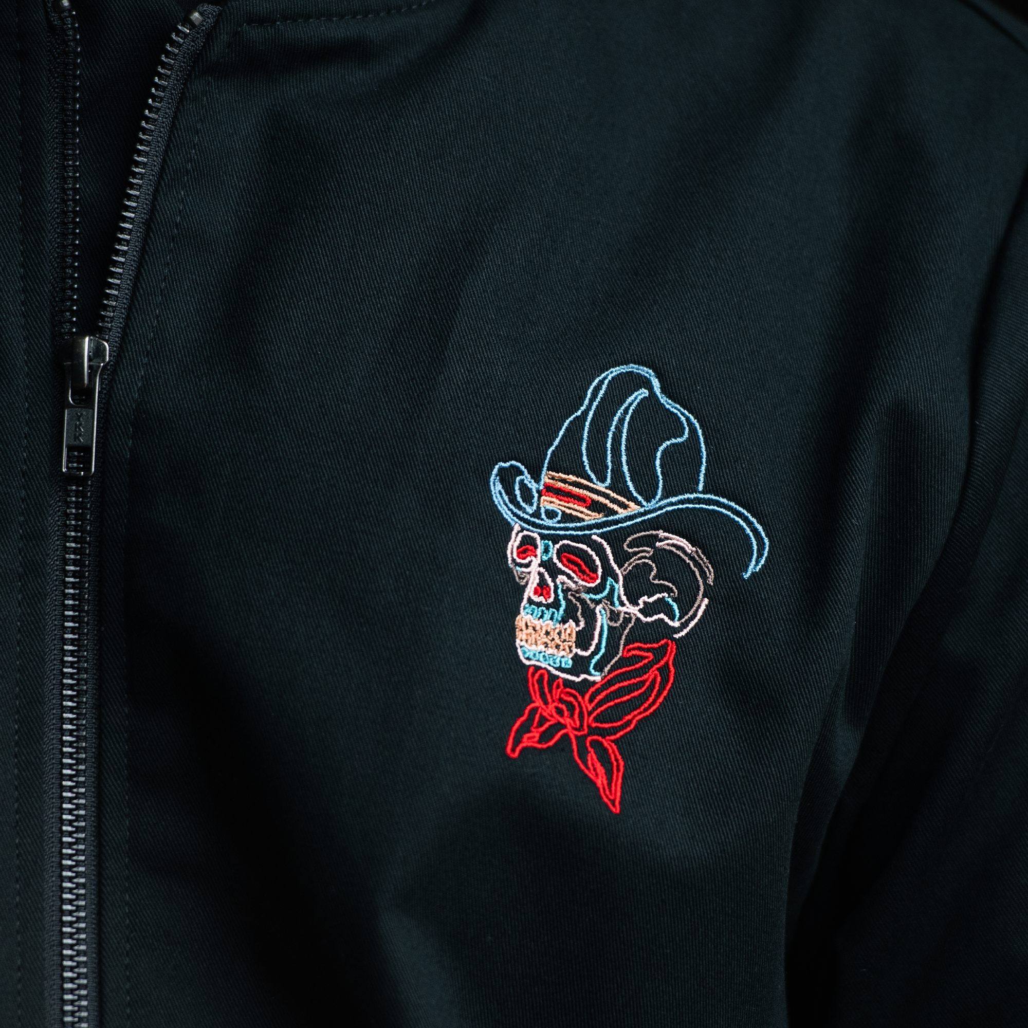 LONE BANDITS CLUB CANVAS BOMBER JACKET-4