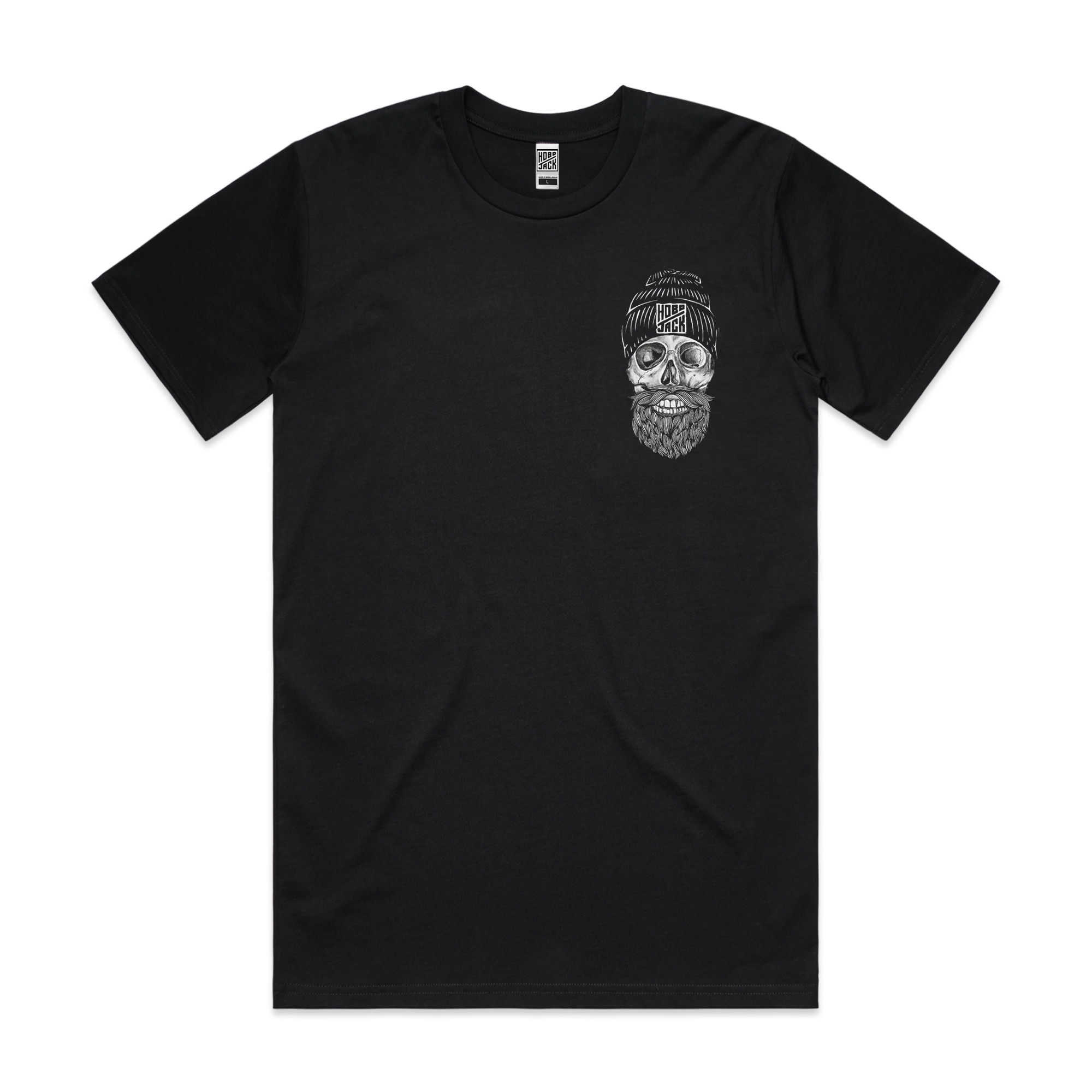 THE OLD JACK - BLACK POCKET T-SHIRT