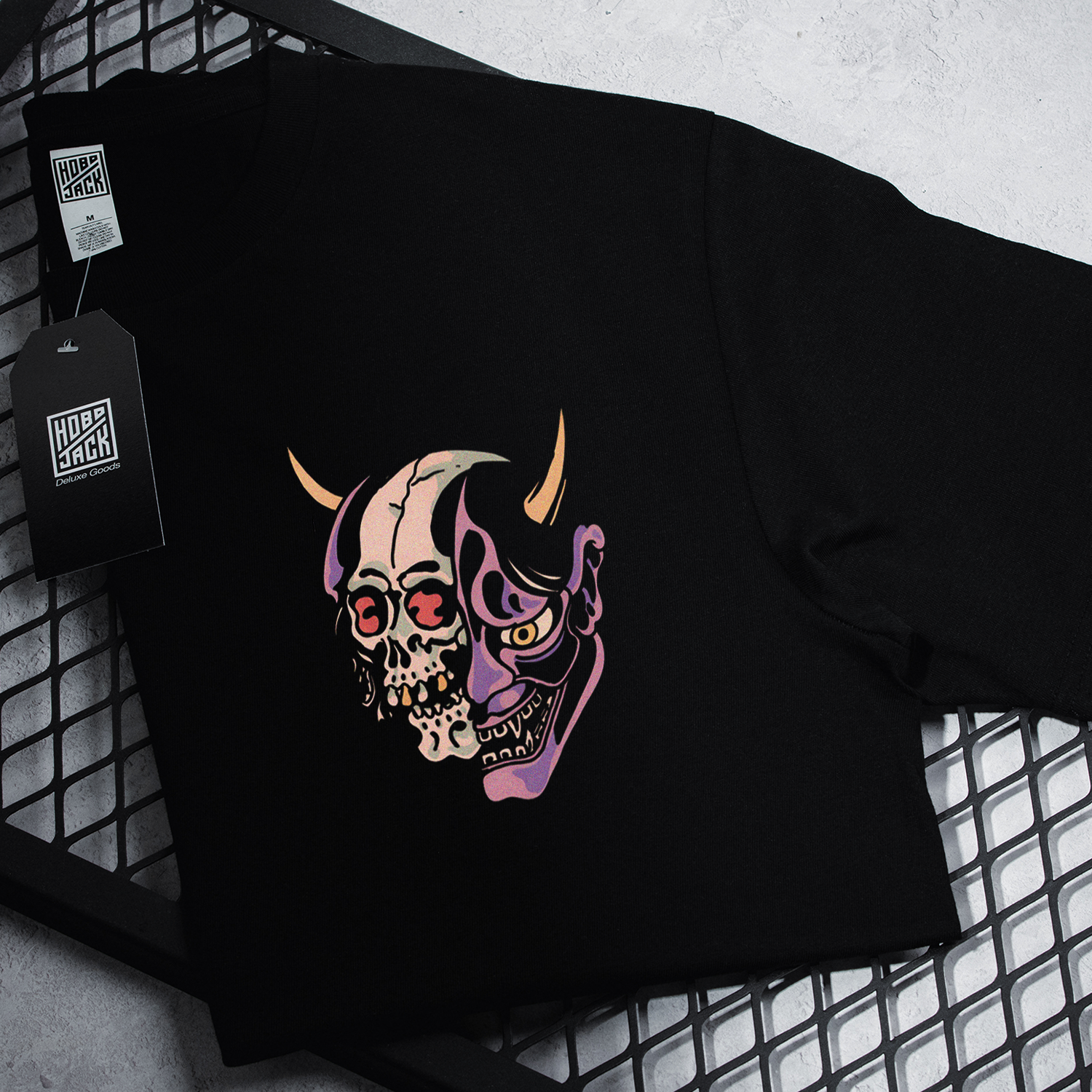 OPEN MIND - BLACK POCKET T-SHIRT