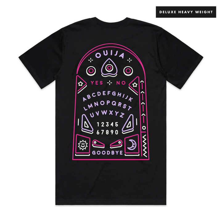 OUIJA PINBALL - FRONT & BACK - PINK - DELUXE HEAVY